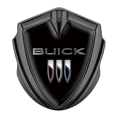Buick Emblem Auto Zeichen Graphit Tonfarbe Schwarz version
