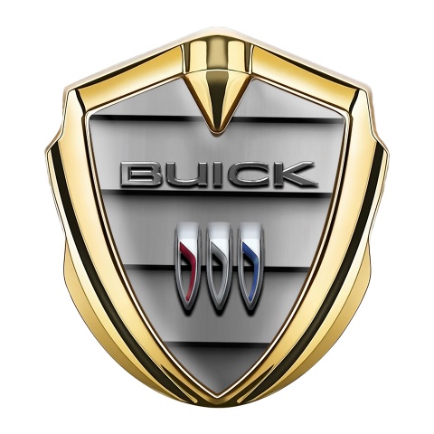 Buick Emblem Abzeichen Goldtonfarbe Auto Gitter Version