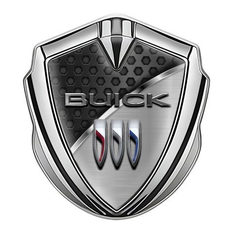 Buick Emblem Aufkleber Autozubehor Silbertonfarbe Doppelte Textur Fundament