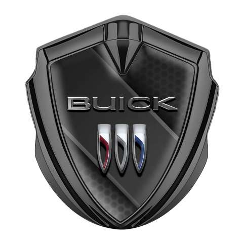 Buick Seitenflugel Emblem Aufkleber Graphit Tonfarbe Diagonale Panel Stil