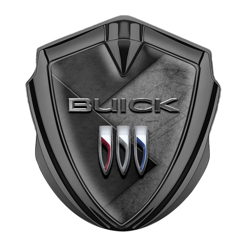 Buick Emblem Aufkleber Autozubehor Graphit Tonfarbe Zerkratzter Stein Fundament