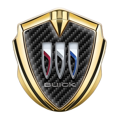 Buick Emblem Aufkleber Autozubehor Goldtonfarbe Schwarz Carbon mit Grosses Logo