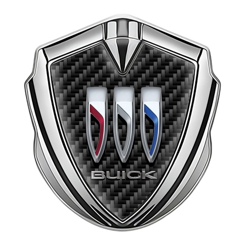 Buick Emblem Aufkleber Autozubehor Silbertonfarbe Schwarz Carbon mit Grosses Logo