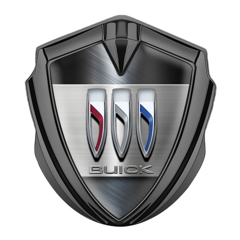 Buick Emblem Abzeichen Graphit Tonfarbe Metall Vorlage Grosses Logo
