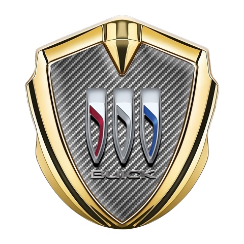 Buick Trunk Emblem Badge Gold Light Carbon Motive Big Logo