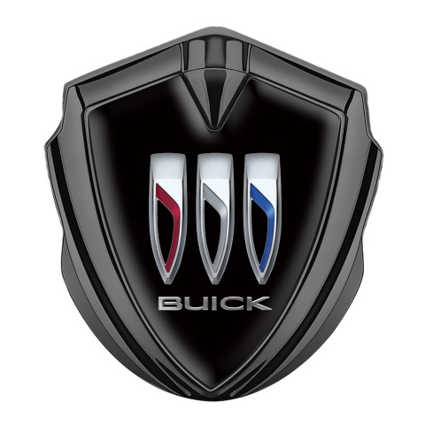 Buick Tuning Emblem Self Adhesive Graphite Black Dome Color Shields