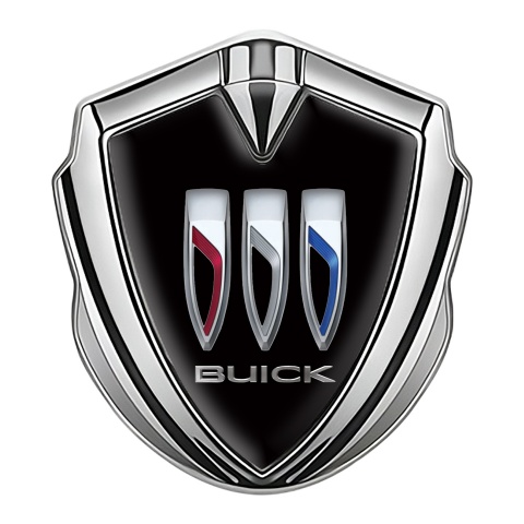 Buick Tuning Emblem Self Adhesive Silver Black Dome Color Shields