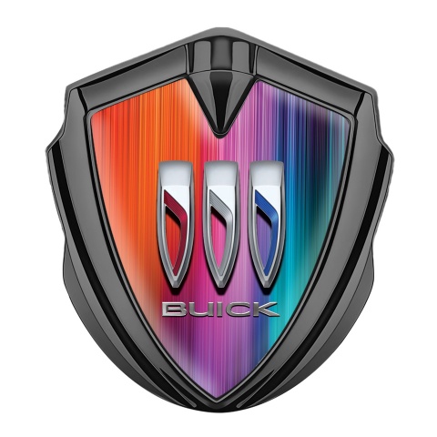 Buick 3D Car Metal Emblem Graphite Aurora Effect Color Shields