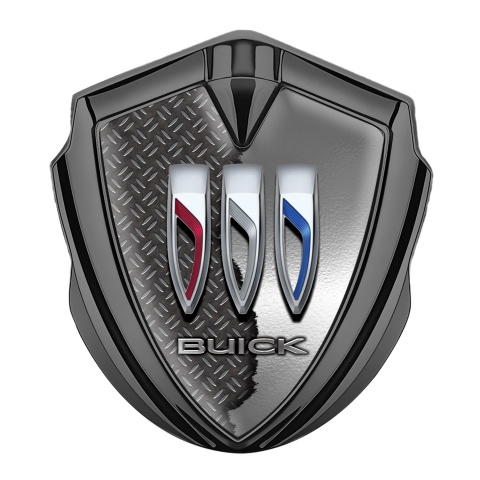 Buick Tuning Emblem Self Adhesive Graphite Half Cut Tricolor Logo