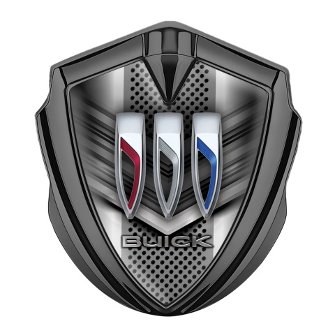 Buick Bodyside Emblem Graphite Dark Mask Effect Tricolor Edition