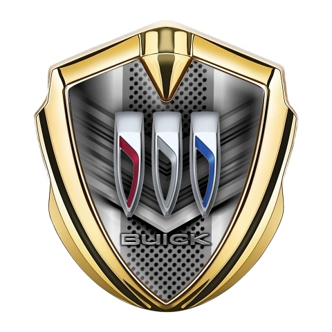 Buick Bodyside Emblem Gold Dark Mask Effect Tricolor Edition