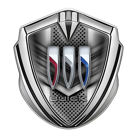 Buick Bodyside Emblem Silver Dark Mask Effect Tricolor Edition