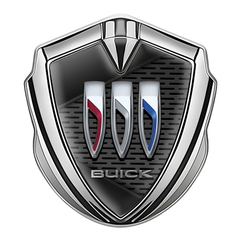 Buick Trunk Emblem Badge Silver Movie Shutter Tricolor Logo Style