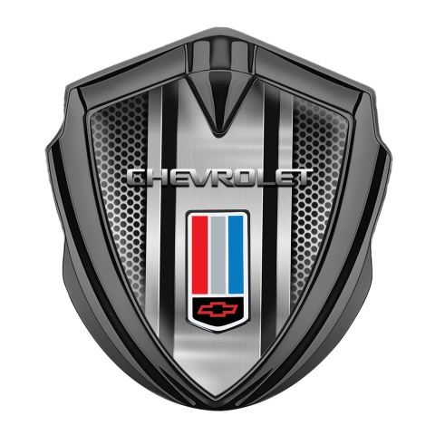 Chevrolet Bodyside Badge Self Adhesive Graphite Light Grid Tricolor Edition