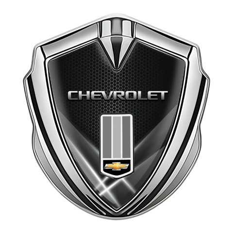 Chevrolet Fender Metal Emblem Badge Силжер Glow Effect Dark Hex Edition