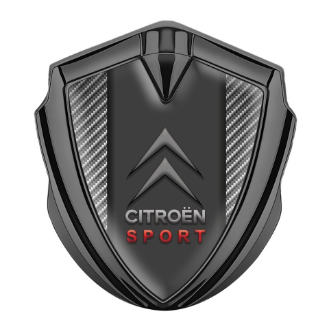 Citroen Abzeichen selbstklebend Graphit Tonfarbe Carbon Hintergrund Sport Logo Stil