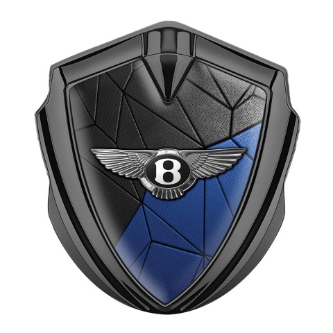 Bentley Emblem Aufkleber Autozubehor Graphit Tonfarbe Schwarz Blau Mozaik Design