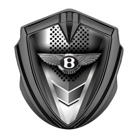 Bentley Emblem Aufkleber Autozubehor Graphit Tonfarbe mit Metallklinge Design