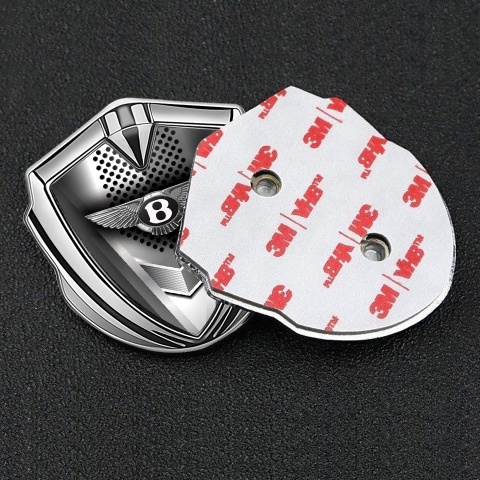 Bentley Emblem Aufkleber Autozubehor Silbertonfarbe mit Metallklinge Design