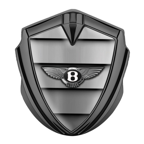 Bentley Emblem Aufkleber Autozubehor Graphit Tonfarbe mit Auto Gitter Effekt