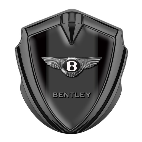 Bentley Emblem Aufkleber Autozubehor Graphit Tonfarbe Schwarz Hintergrund Klassisch Logo Stil