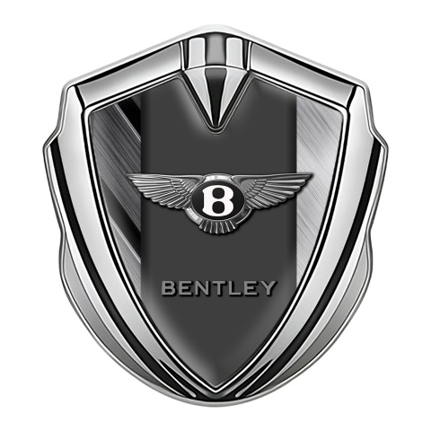 Bentley Seitenflugel Emblem Aufkleber Silbertonfarbe Mit Metall Elemente Design