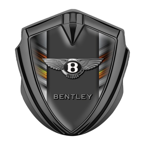 Bentley Tuning Emblem Self Adhesive Graphite Colorful Lines Center Pilon