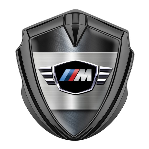 BMW M Power Emblem Aufkleber Autozubehor Graphit Tonfarbe und Eine farblose Legierung Basis