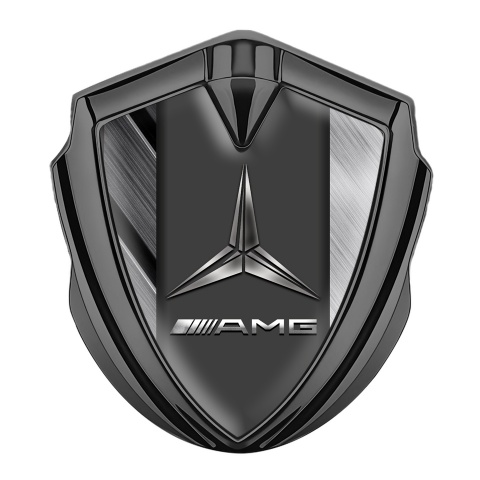 Mercedes Amg Emblem Aufkleber Autozubehor Graphit Tonfarbe mit Matte Legierung Basis Design